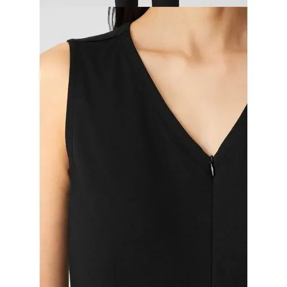 Eileen Fisher Cotton Ponte Lantern Jumpsuit Size 1X NWT